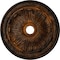 Ekena Millwork Flagstone Ceiling Medallion (Fits Canopies up to 3 7/8"), 30"OD x 3 7/8"ID x 3 1/4"P, Rust CM30FLRUS - alternate 1